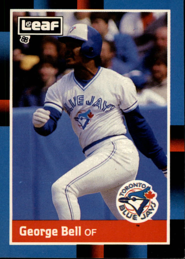 1988 Leaf/Donruss Baseball Cards       254     George Bell